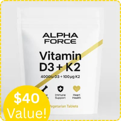 Vitamin D3 & K2 (365 Day Supply)
